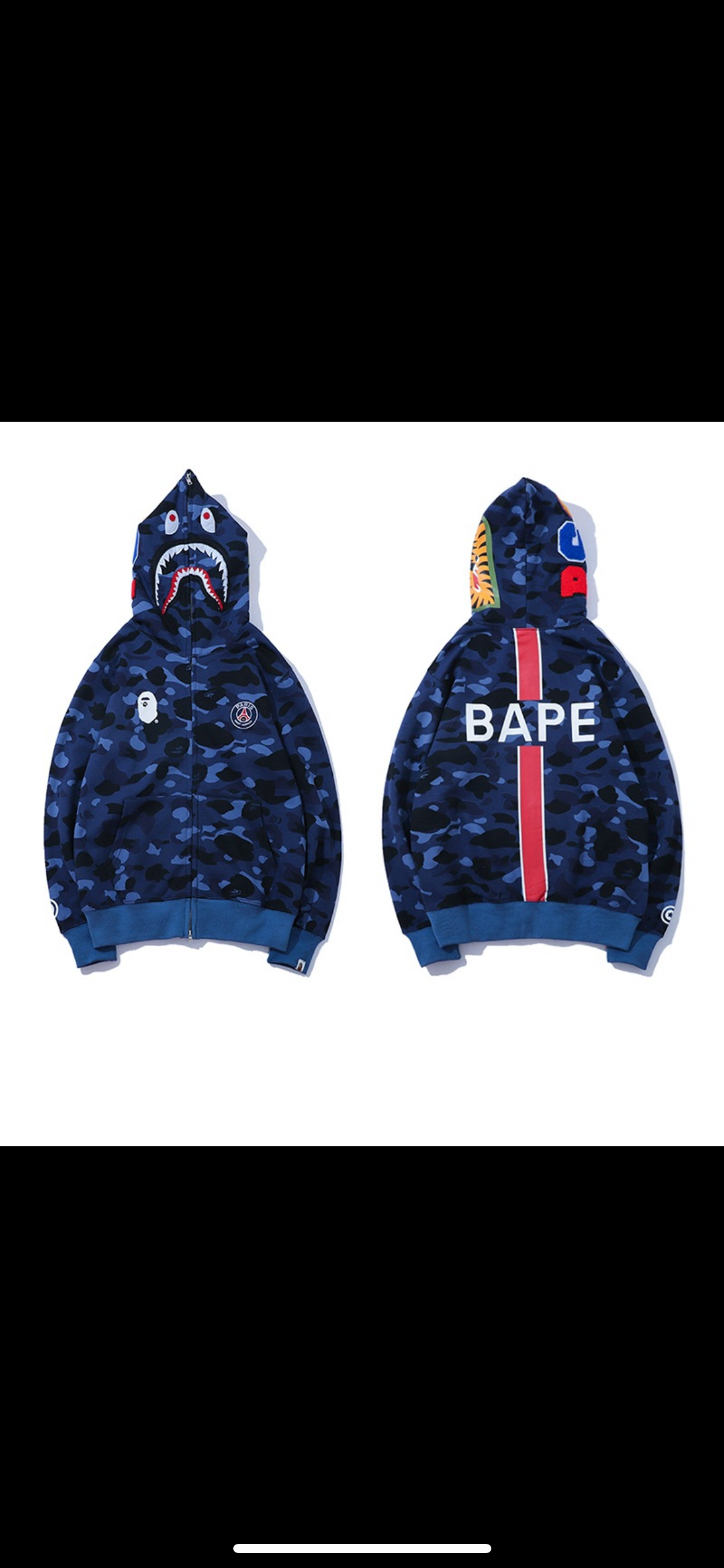 Bape hoodie “paris”